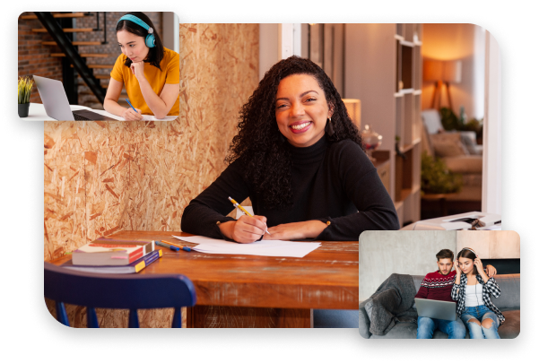 imagem de pessoas consumindo ead